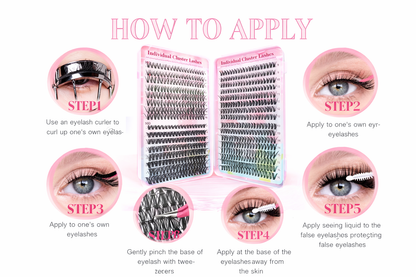 Eye Lash Kit - 200pcs 30D Set
