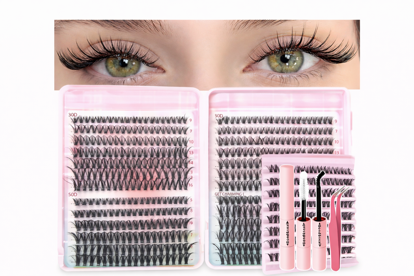 Eye Lash Kit - 200pcs 30D Set