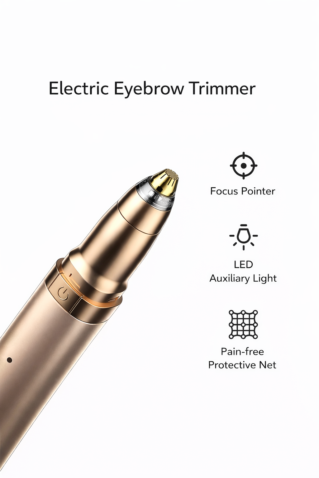 Heated Eyelash Curler & Brow Trimmer