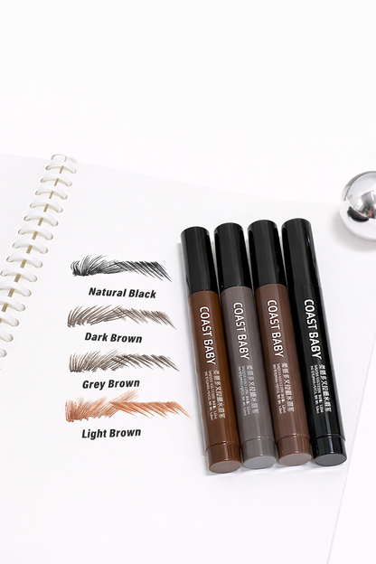 Eyebrow Pencil with Multi Branch Bush Head Design