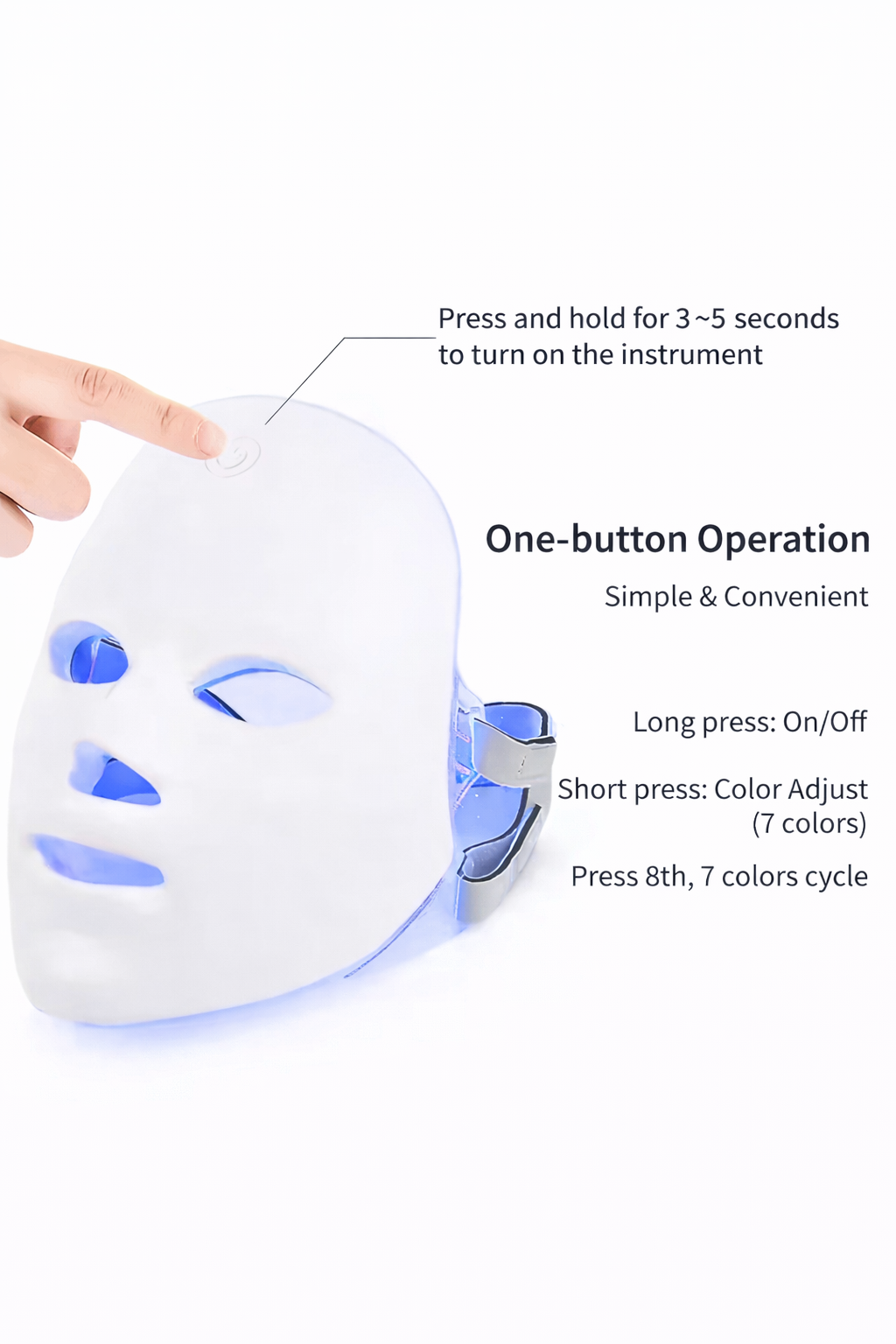 Beauty Mask with LED Lighting