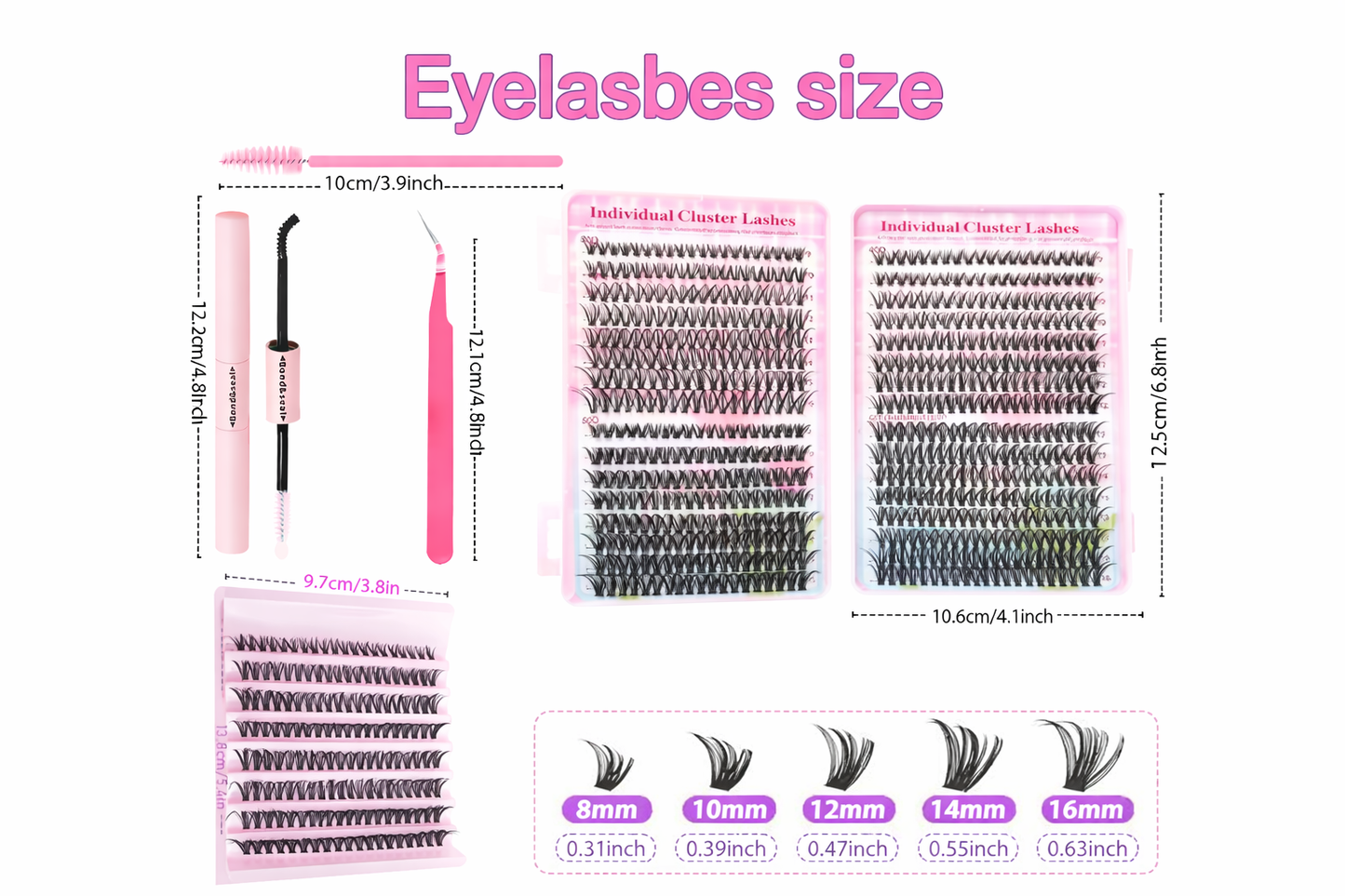 Eye Lash Kit - 200pcs 30D Set