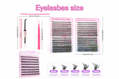 Eye Lash Kit - 200pcs 30D Set