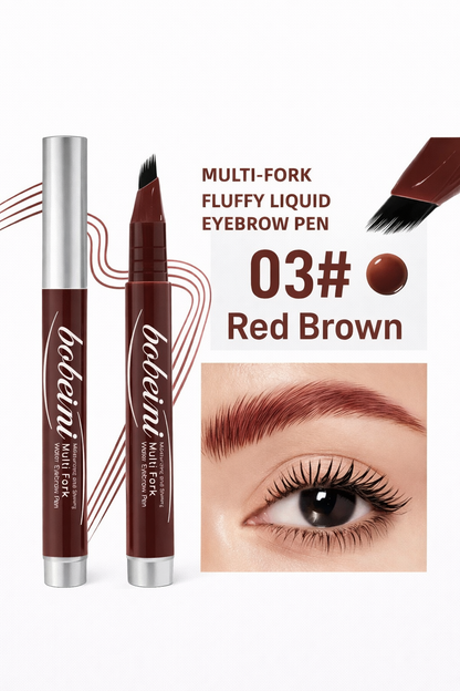 Eyebrow Pencil with Multi Branch Bush Head Design